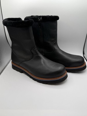 Samuel Hubbard Mens Boots 13 Snow Lodge 2.0 Shearling Black Ice Grip NICE!