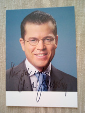 Karl-Theodor zu Guttenberg, AK, ehem. dt. Bundesminister, CSU, orig. sign.