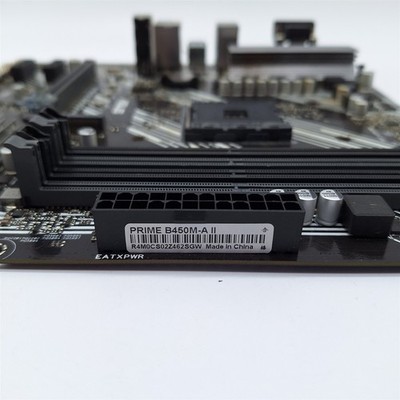ASUS Prime B450M-A II AMD AM4 Ryzen 5000, Micro ATX Motherboard | eBay