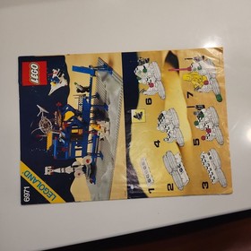 Vintage Lego 6971 Inter-Galactic Command Base Space System used-missing 4 pieces