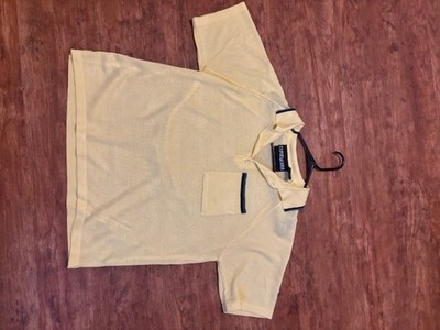 Vintage Yellow Timewear Polo Shirt