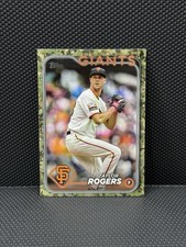2024 Topps Series 1 Taylor Rogers /25 Green Memorial Day Camo #176 Giants