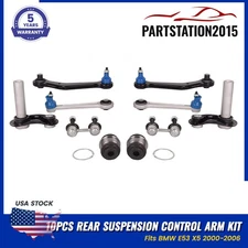 10Pcs Fits BMW E53 X5 2000-2006 Rear Suspension Control Arm w/ Ball Joint Kit