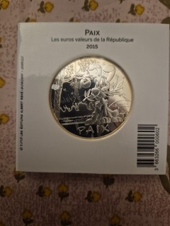 ASTERIX ET LA PAIX UDERZO MONNAIE DE PARIS 50 FRANCS ARGENT NEUF