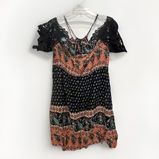 Colorful Mini Sundress Stretchy Woman’s Size 3XL