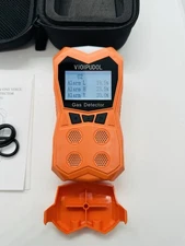 4 Gas Detector for CO, O2, H2S and LEL, Multi Gas Leak Detector with Vibration, 
