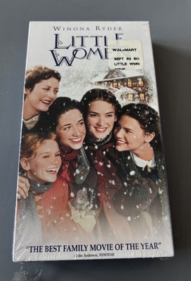 Little Women VHS Video Cassette Tape Sealed Winona Ryder Christian Bale Emma Wat