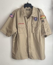 Boy Scouts of America Uniform Shirt Mens XL Short Sleeve USA Made BSA