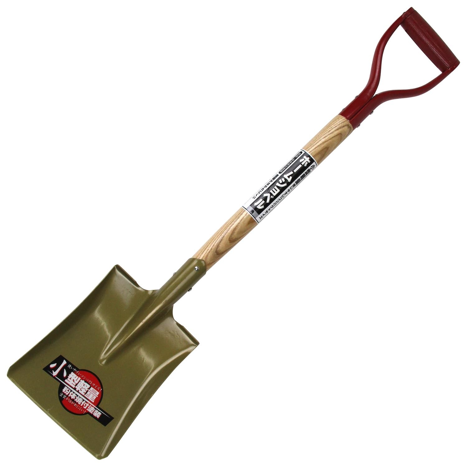 Home shovel, wooden handle, square type, SENKICHI SWHS-4