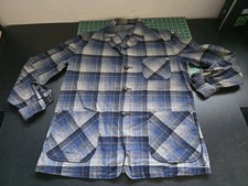 Vintage 90s Mens Medium Pendleton Blue Plaid 100 Virgin Wool Blazer Jacket USA