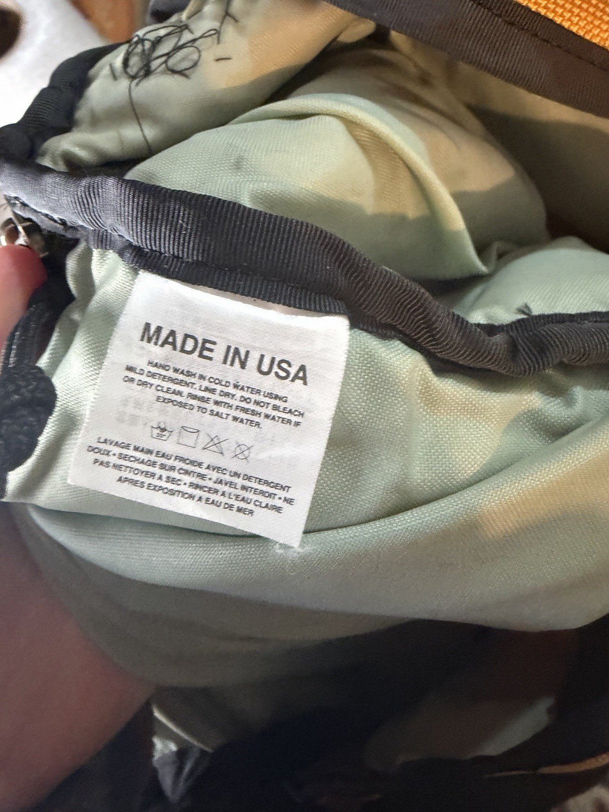 Vintage Patagonia Half Mass Messenger Bag - Yellow USA Made Satchel thumbnail 15