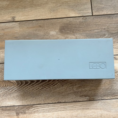 #ad #ad Vintage Plastic LEBO Blue 15 Cassette Tape Storage Case USA $23.72