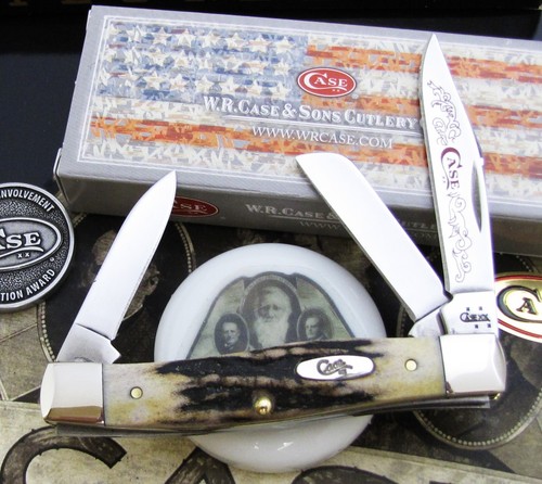 Case XX Stag Red Letter 53032 Stockman Knife 2006 Great SFO From Collection! NR