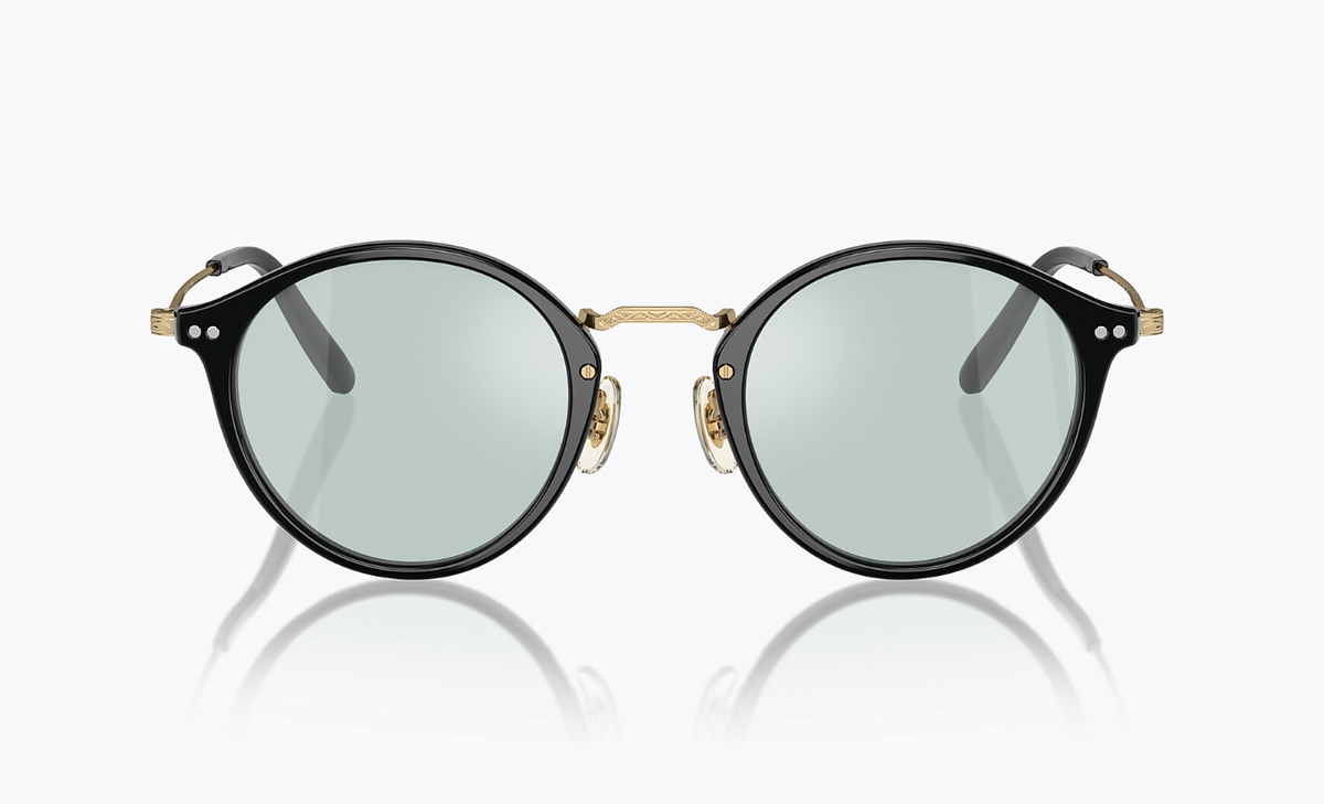 OLIVER PEOPLES DONAIRE 46mm Optical in Black/ Gold ~ Sea Mist
