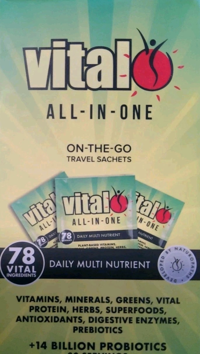 Vital All In One- Unflavored Single Serving On The Go 10g Probiotic Powder