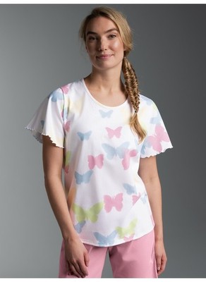 TRIGEMA T Shirt mit Allover-Druck ''Schmetterlinge'' 537242126 NEU & OVP