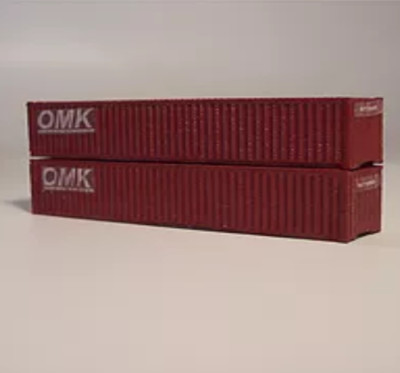 N Scale Osborne Models 40' INTERMODAL CONTAINERS LASER CUT KIT #3064