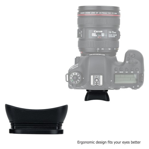 Long Soft Camera Eyecup Eyepiece for Canon EOS 5DM2 5D Mark II 6D Mark II 5D 6D - Picture 10 of 12