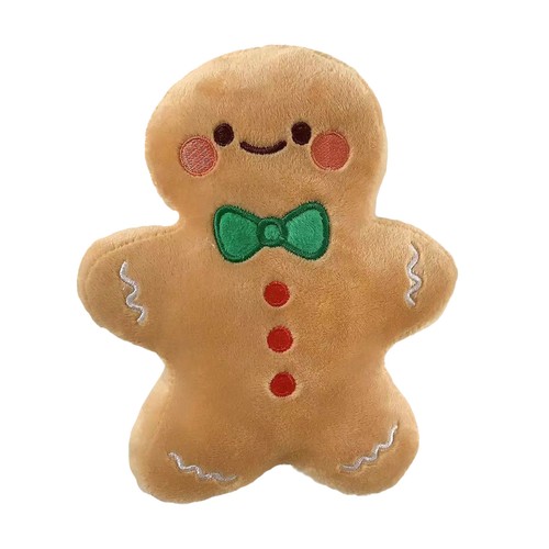 Gingerbread Man Toy 7.87-inches Soft Christmas Plush Stuffed Pillows