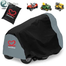 Heavy Duty 420D Oxford Riding Lawn Mower Tractor Cover Fits Decks Up to 54inch