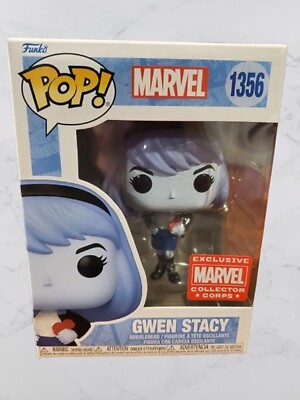 POP! FUNKO ブルース・ウェイン Funko Pop Gwen Stacy Blue 1356 Collector Corps Amazon