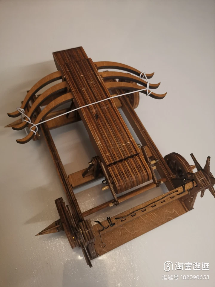 Toystub 3D Rompecabezas de Madera Trebuchet Modelo Kits Construcción Artesanía Modelo Juguetes Regalo Foto 3 de 4