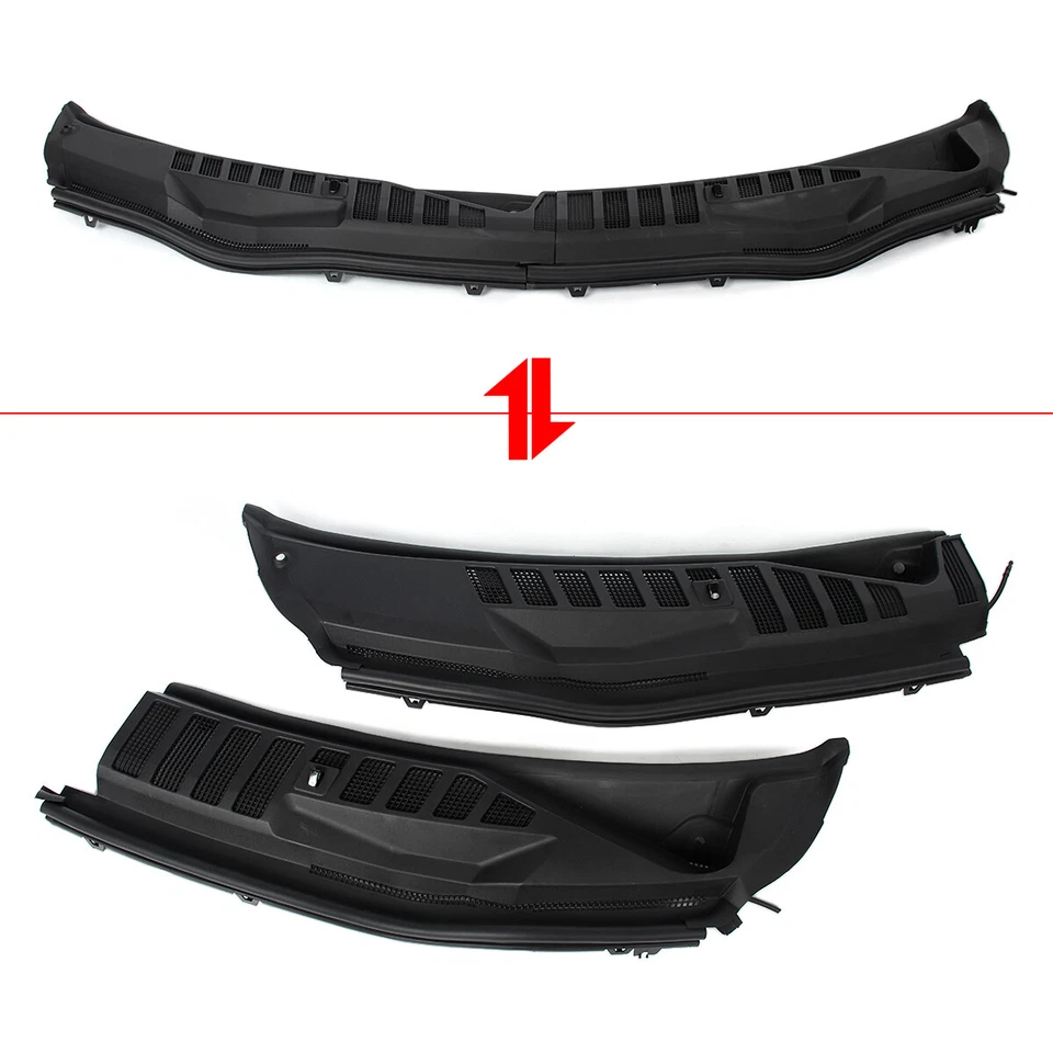 Pair Front Windshield Wiper Cowl Grille For 2017-2022 Ford F250 F350 Super Duty Foto 4 de 4