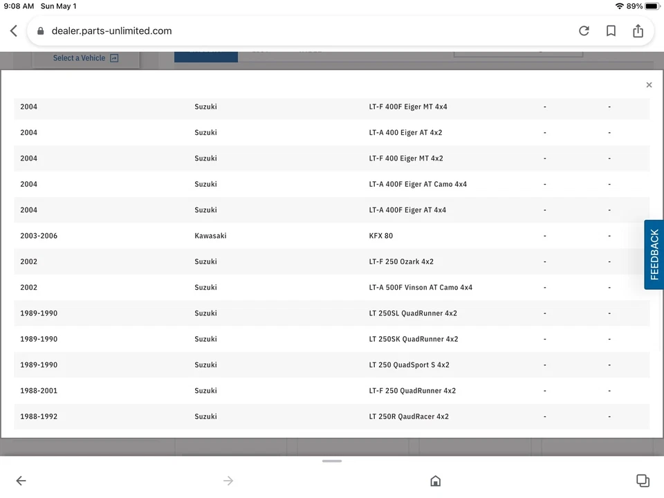 Moose Racing - 51-1014 - Kit Tie-Rod End Delantero E/S Suzuki (0430-0064)  Foto 2 de 3