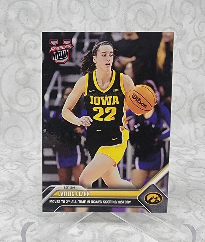 2023-24 Topps Bowman U Now #41 Caitlin Clark Iowa Hawkeyes - IN HAND
