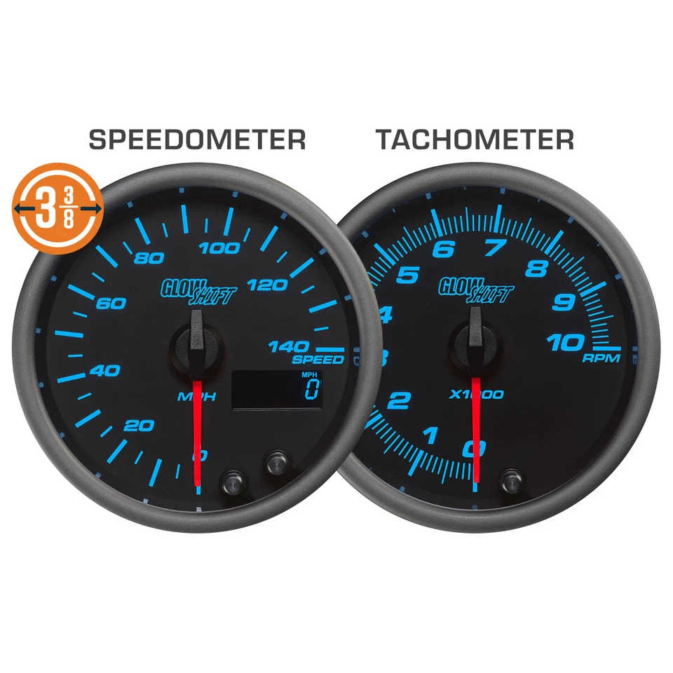 GlowShift Cluster Dash Pod Tinted Dial 6-Gauge Bundle for 73-79 Ford F-Series - Imagem 4 de 4