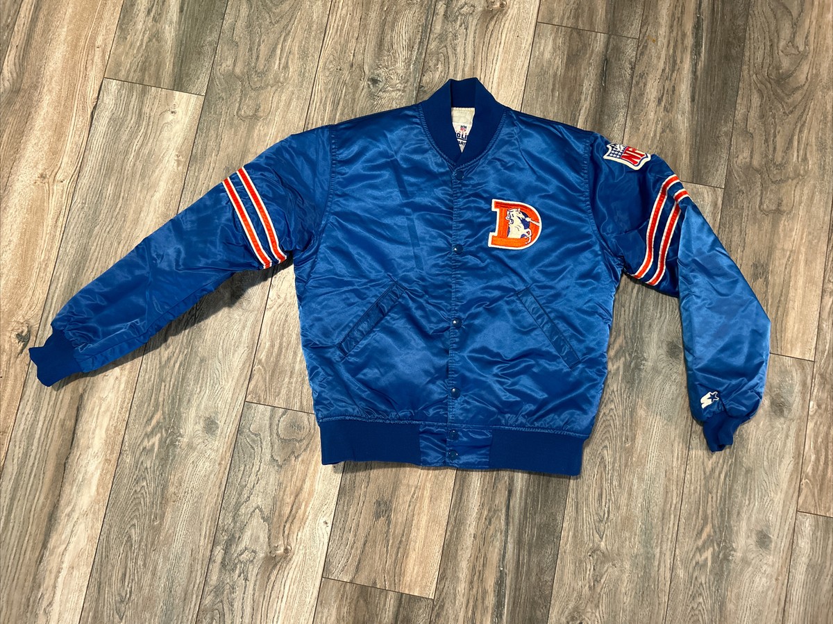 vintage デンバー・ブロンコス 90s STARTER ジャケット VTG 90s NFL DENVER BRONCOS STARTER PUFFER JACKET HOODIE Full