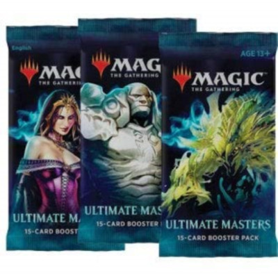 ultimate masters booster box case Double topper card that comes sealed inside the box Magic the Gathering Booster Box