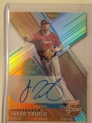2019 Panini Elite Extra Edition JARED TRIOLO SSP die-cut auto-08/10-Pirates