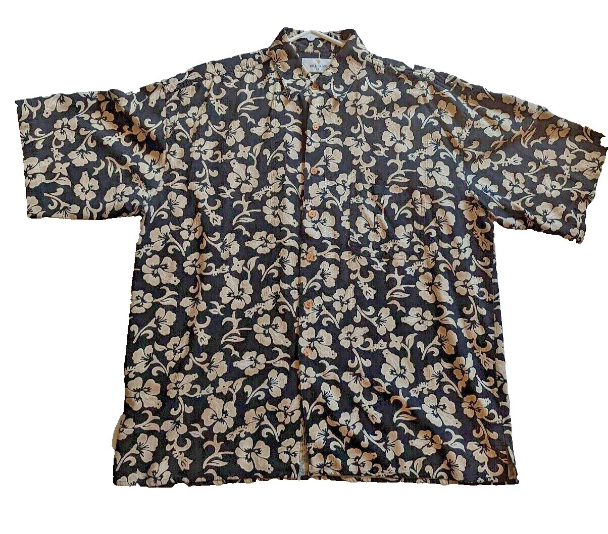 Botón Informal Floreado Seda Bill Blass-Down Shirts for Men