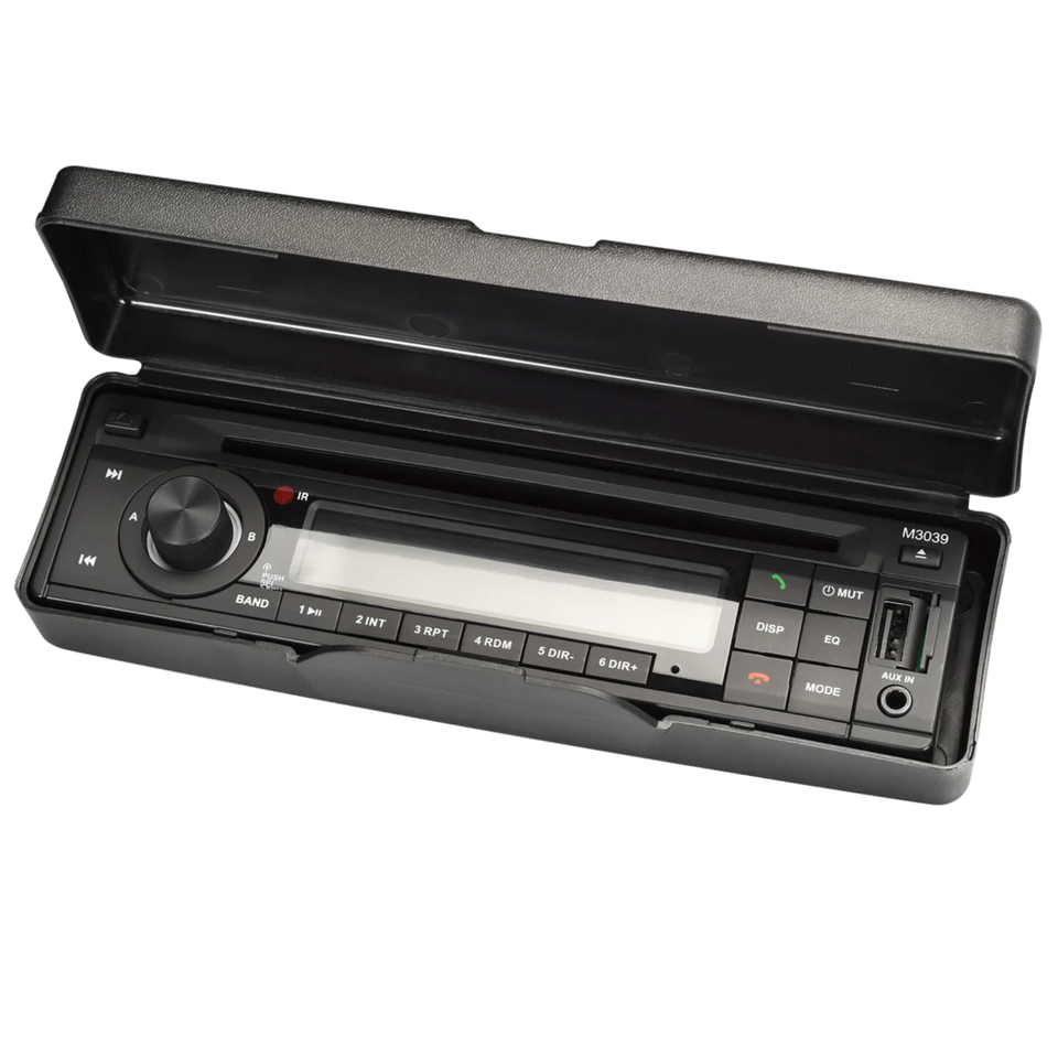 DIN BLUETOOTH AM FM Radio Classic Retro Look Stereo CD USB AUX Vintage ...