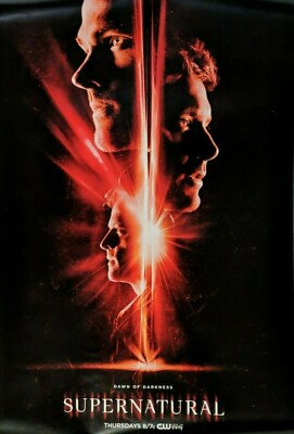 POSTER SUPERNATURAL CW TV SHOW DAWN OF DARKNESS SAM DEAN CASTIEL 18
