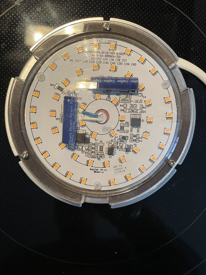 ceiling fan led light replacement, WAC lighting , 6 inch LED replacement light - Image 2 of 4