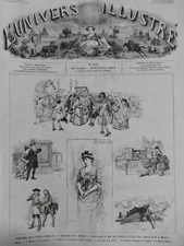 1885 1911 JULES MASSENET MANON OPERA 4 ANTIQUE NEWSPAPERS