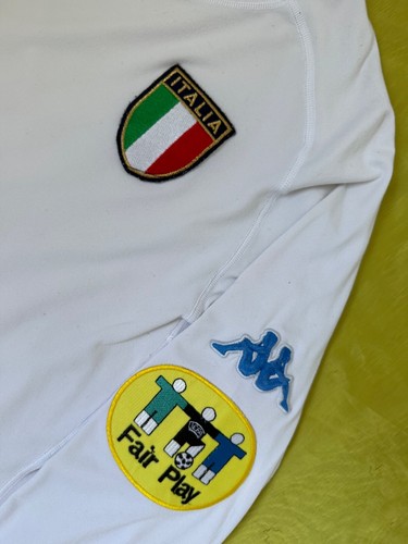 ITALY 2000 AWAY EURO FINAL SOCCER JERSEY FOOTBALL SHIRT KAPPA Sz. 2XL - Picture 3 of 14