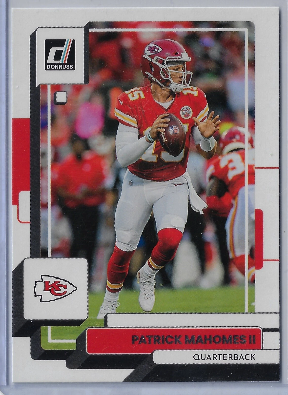 Patrick Mahomes trading card