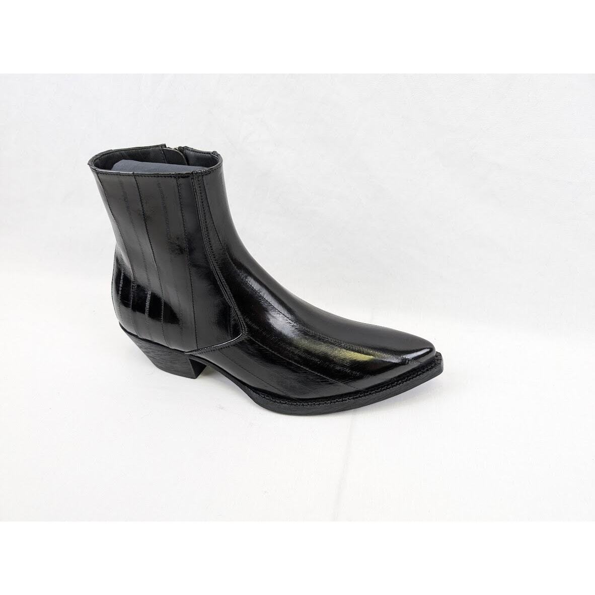 Saint Laurent Paris Eel Anguilla Leather Lukas Boots in  display picture 2