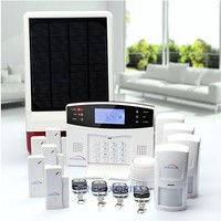 Homsecur Wireless Gsm Autodial Home Alarm System+ Solar Powered Strobe Siren Homsecur Wireless Gsm Autodial Home Alarm System+ Solar Powered Strobe Siren