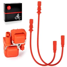 Ignition coil & Spark plug Wire Cap for Polaris Scrambler Sportsman 850 1000 New