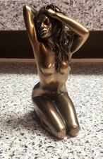 Hood Ornament Bronze Nude Woman Semi,Big Trucks, Rat Rods Motorcycles