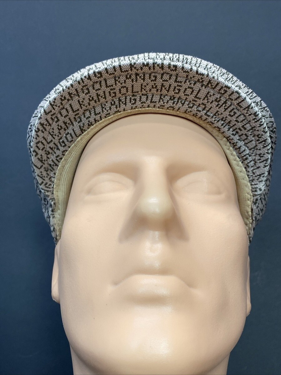 Kangol Jacquard Beret Flat Hat Logo Words Large CAO1474 G5