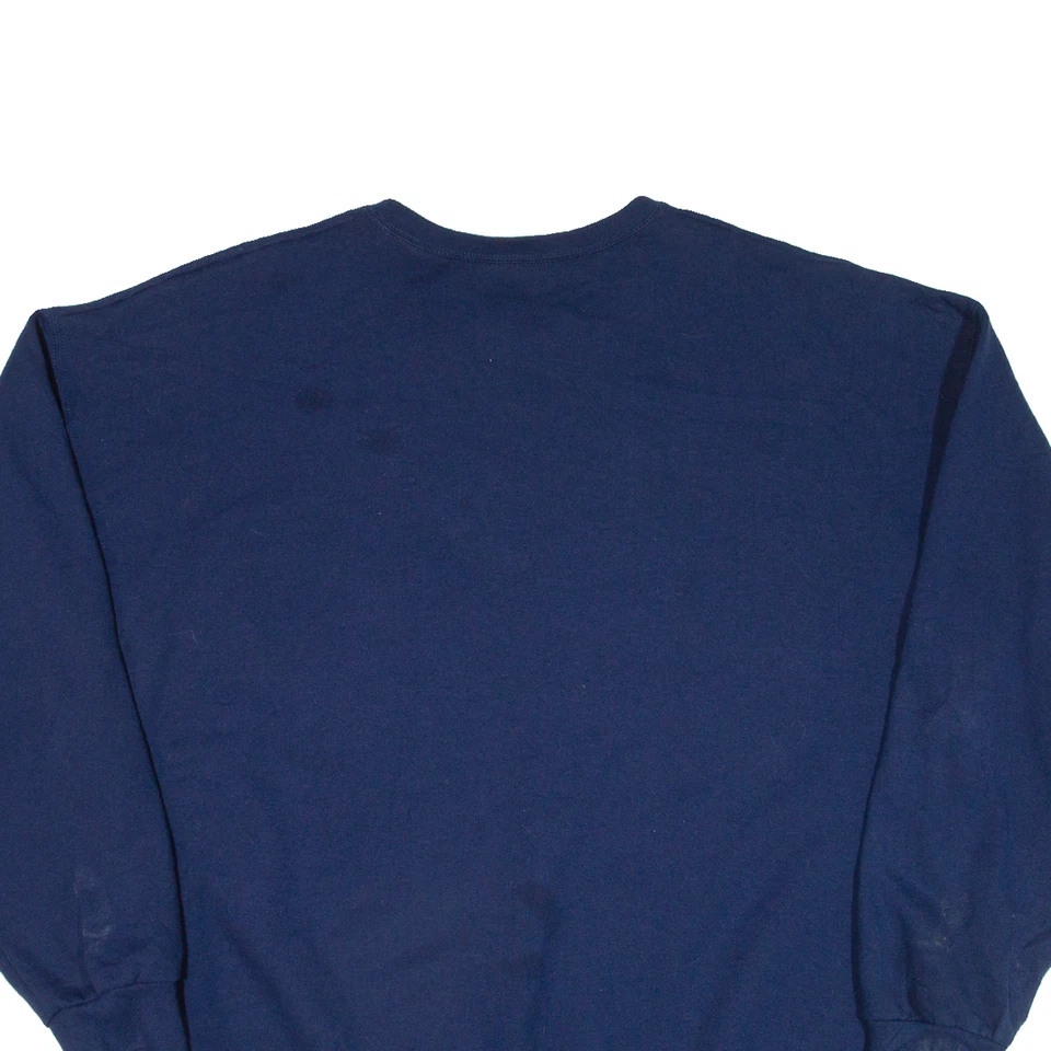 Moletom masculino JERZEES Chicago futebol azul EUA 2XL - Imagem 4 de 4