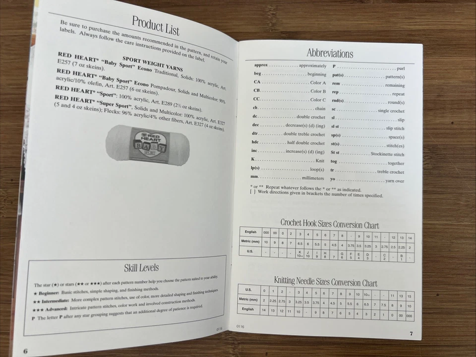 Red Heart Mini Book Baby Blankets Knit And Crochet Patterns Project - Image 4 of 4