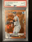 2021 Bowman Chrome Sapphire Edition Aaron Judge #25 PSA 10 GEM MT -/75
