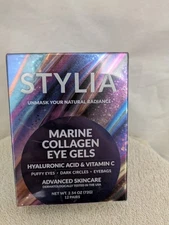 Stylia Marine Collagen Under Eye Patches – 12 Pairs | Vitamin C, Hyaluronic...
