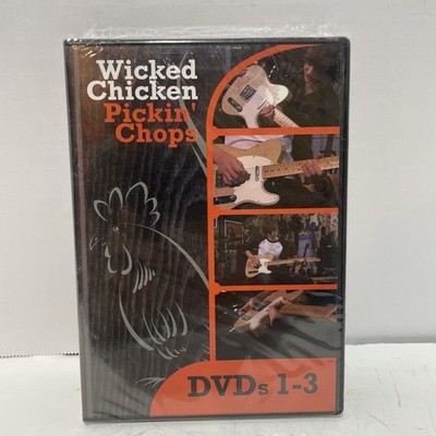 Wicked Chicken Pickin' Chops DVD Set DVDs 1-3 Guitar Lessons Brand New